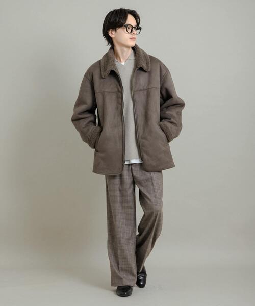 SENSE OF PLACE by URBAN RESEARCH（センスオブプレイスバイアーバンリサーチ）の「アソートボアブルゾン（ブルゾン・メンズ・ブラック/ブラック系その他/グレー・LARGE/MEDIUM）」の19枚目の写真