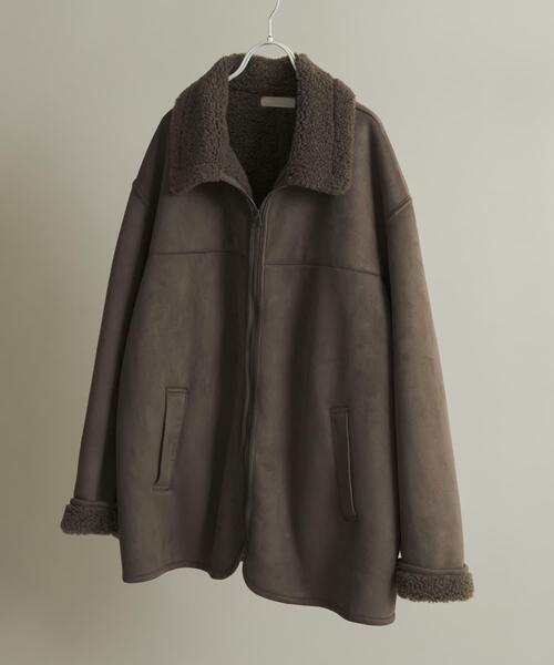 SENSE OF PLACE by URBAN RESEARCH（センスオブプレイスバイアーバンリサーチ）の「アソートボアブルゾン（ブルゾン・メンズ・ブラック/ブラック系その他/グレー・LARGE/MEDIUM）」の18枚目の写真