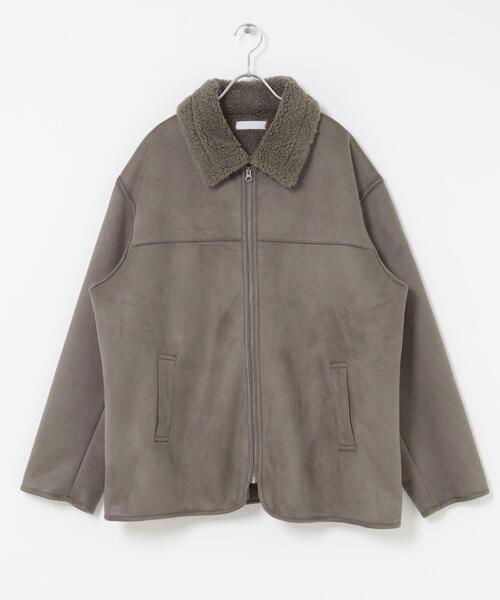 SENSE OF PLACE by URBAN RESEARCH（センスオブプレイスバイアーバンリサーチ）の「アソートボアブルゾン（ブルゾン・メンズ・ブラック/ブラック系その他/グレー・LARGE/MEDIUM）」の17枚目の写真