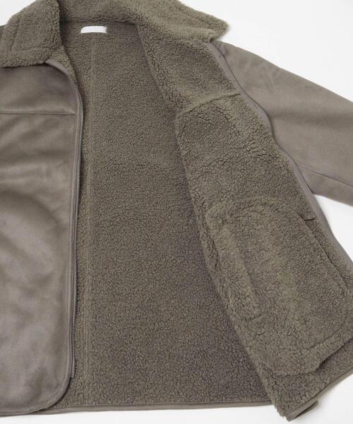 SENSE OF PLACE by URBAN RESEARCH（センスオブプレイスバイアーバンリサーチ）の「アソートボアブルゾン（ブルゾン・メンズ・ブラック/ブラック系その他/グレー・LARGE/MEDIUM）」の16枚目の写真