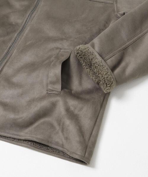 SENSE OF PLACE by URBAN RESEARCH（センスオブプレイスバイアーバンリサーチ）の「アソートボアブルゾン（ブルゾン・メンズ・ブラック/ブラック系その他/グレー・LARGE/MEDIUM）」の15枚目の写真