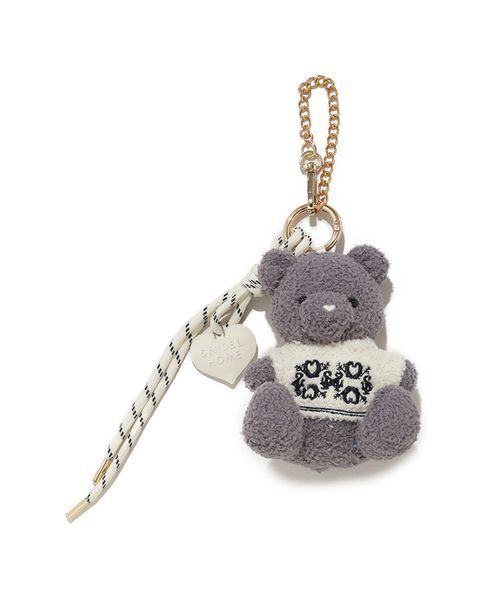 新品　スナイデルホーム　ニットクマチャーム　BLU セール】ニットクマチャーム（キーケース/キーアクセサリー）｜SNIDEL