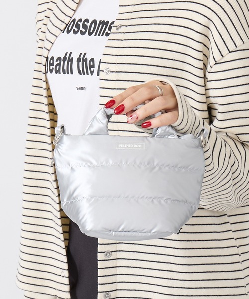 ROOTOTE（ルートート）の「【ROOTOTE】FE.ベビールー.モデレート モダーン-A 3681 3684 ミニトート（トートバッグ・レディース・ベージュ/ブラック/マルチ/アイボリー/ブラック系その他2/シルバー・FREE）」の14枚目の写真