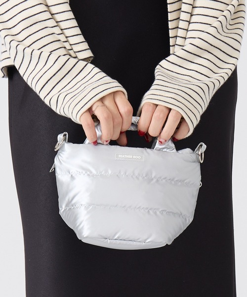 ROOTOTE（ルートート）の「【ROOTOTE】FE.ベビールー.モデレート モダーン-A 3681 3684 ミニトート（トートバッグ・レディース・ベージュ/ブラック/マルチ/アイボリー/ブラック系その他2/シルバー・FREE）」の15枚目の写真