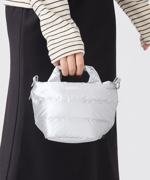 ROOTOTE（ルートート）の「【ROOTOTE】FE.ベビールー.モデレート モダーン-A 3681 3684 ミニトート（トートバッグ・レディース・ベージュ/ブラック/マルチ/アイボリー/ブラック系その他2/シルバー・FREE）」の16枚目の写真