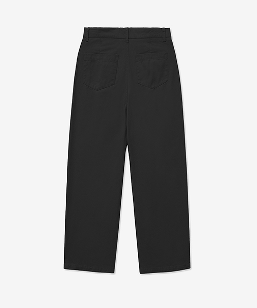 LADY VOLUME（レディーボリューム）の「[ALL-SEASON] PINTUCK COTTON STRAIGHT PANTS_BLACK（その他パンツ・レディース・その他・SMALL/MEDIUM）」の3枚目の写真