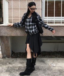 IDWS（アイドンワナセル）の「Linchpin Shirt Jacket Black（その他アウター）」