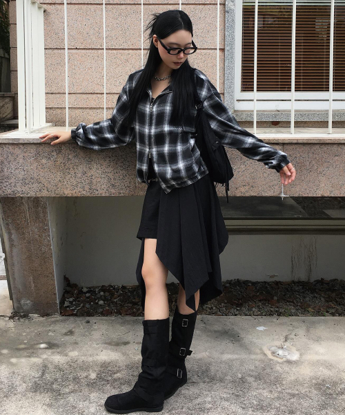 IDWS(アイドンワナセル)の「Linchpin Shirt Jacket Black(その他アウター・レディース・その他・1/2)」の1枚目の写真
