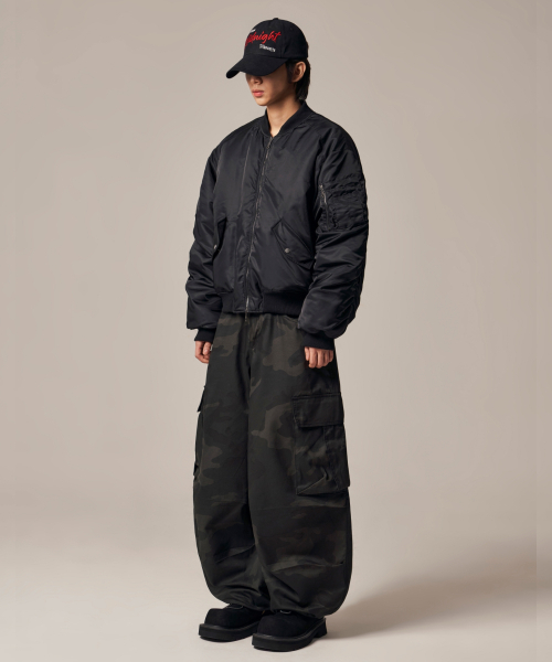 IDWS(アイドンワナセル)の「Plane Shirring Ma-1 Black(ブルゾン・レディース・その他・2/1)」の12枚目の写真