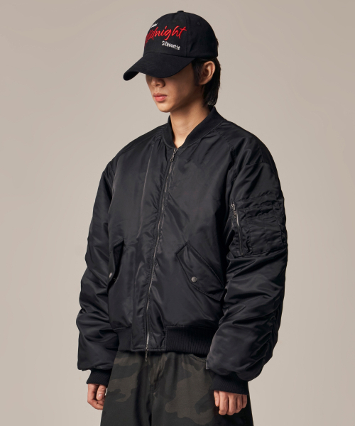 IDWS(アイドンワナセル)の「Plane Shirring Ma-1 Black(ブルゾン・レディース・その他・2/1)」の11枚目の写真
