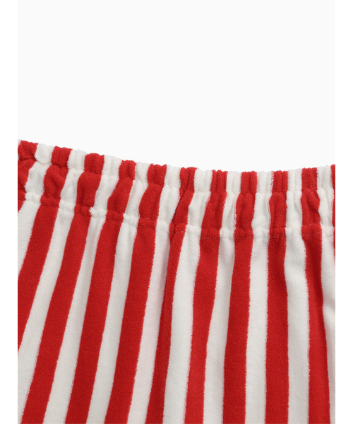 MENASOO（ミナス）の「TERRY SWEAT PANTSKIRT_RED STRIPE ADDITION（スカート・レディース・ストライプ・F）」の6枚目の写真