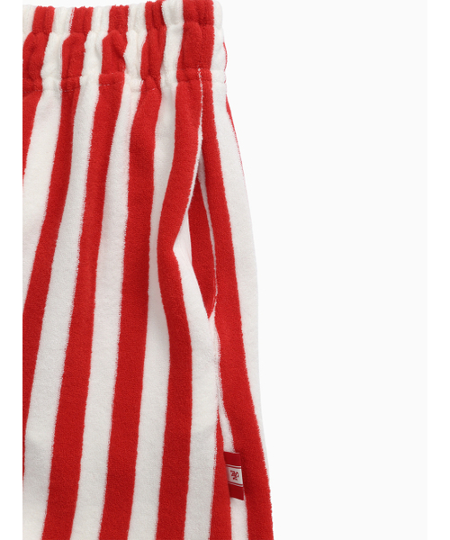 MENASOO（ミナス）の「TERRY SWEAT PANTSKIRT_RED STRIPE ADDITION（スカート・レディース・ストライプ・F）」の7枚目の写真