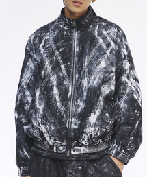 THE GREATEST（ザ　グレイテスト）の「Painting Track Jacket Black（ナイロンジャケット）」