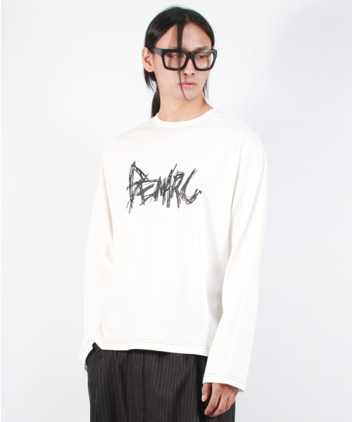 DEMARC(ドゥマーク)の「M GRAFFITI LOGO TEXT BOXY LONG SLEEVE - White(Tシャツ/カットソー・メンズ・その他・MEDIUM/LARGE)」の7枚目の写真