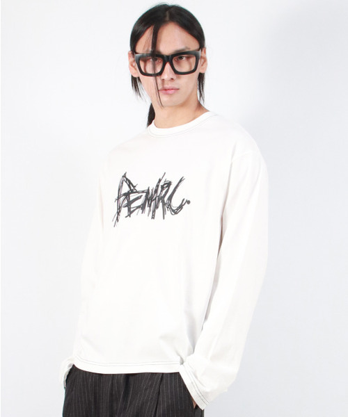 DEMARC(ドゥマーク)の「M GRAFFITI LOGO TEXT BOXY LONG SLEEVE - White(Tシャツ/カットソー・メンズ・その他・MEDIUM/LARGE)」の10枚目の写真