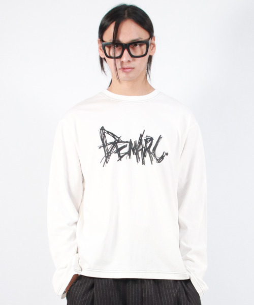 DEMARC(ドゥマーク)の「M GRAFFITI LOGO TEXT BOXY LONG SLEEVE - White(Tシャツ/カットソー・メンズ・その他・MEDIUM/LARGE)」の11枚目の写真