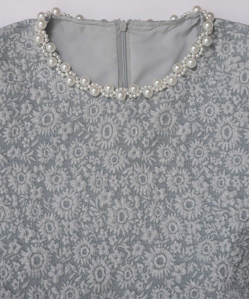 Fit more(フィットモア)の「パールネックフラワージャガードトップス(その他トップス・レディース・ブルー/ブラック/クリーム・FREE)」の17枚目の写真