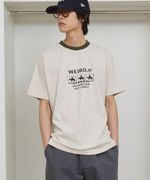 CAMEL WORK（キャメルワーク）の「ウィールド リンガー半袖Tシャツ（オートミール）（Tシャツ/カットソー）」