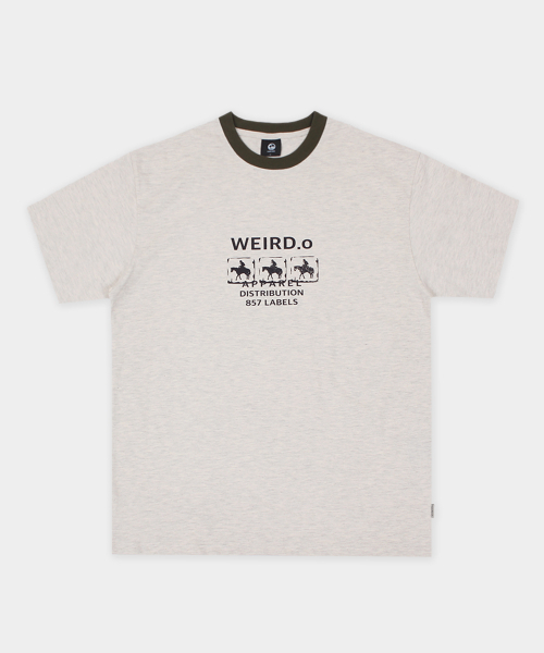 CAMEL WORK(キャメルワーク)の「ウィールド リンガー半袖Tシャツ(オートミール)(Tシャツ/カットソー・メンズ・その他・X-LARGE/LARGE/MEDIUM)」の2枚目の写真
