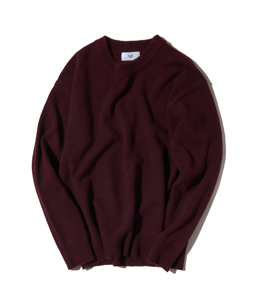 Semioーバー ウェルブレンド ニット — баргандия (Burgundy) кардиган