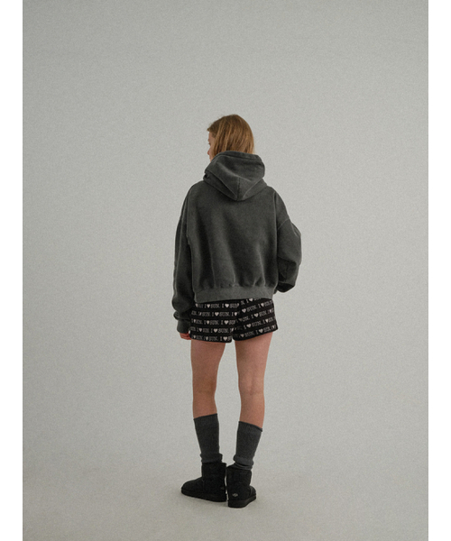 SUNDAY FRUIT MARKET(サンデーフルーツマーケット)の「W) PIGMENT CHERRY HOODIE CHARCOAL(パーカー・レディース・その他・MEDIUM)」の8枚目の写真