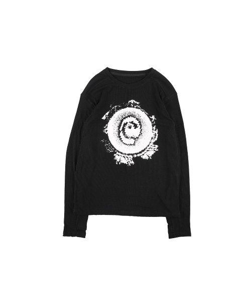 THEWARLD(ザワールド)の「LIZARD AAS RIBBED LONGSLEEVE BLACK(Tシャツ/カットソー・レディース・その他・1/2/3)」の2枚目の写真