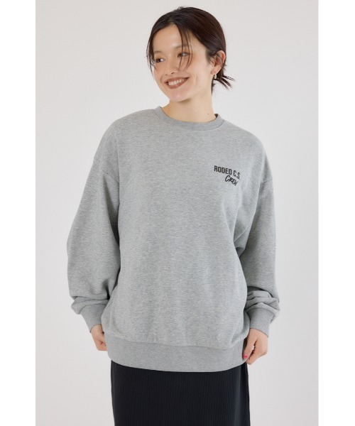 ロデオクラウンズ 新品アニマルフェイクファーアップリケスウェットトップス アニマルフェイクファーアップリケスウェットトップス（スウェット