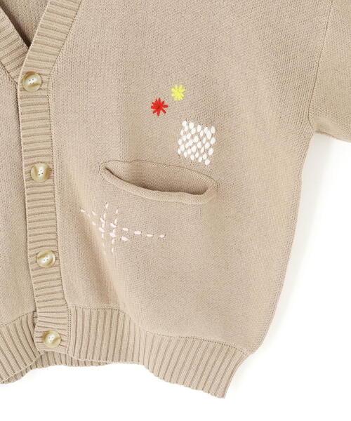DANKE SCHON(ダンケシェーン)の「【WEB&DEPOT限定】DankeSchon/ダンケシェーン/HAND STITCH KNIT CARDIGAN(カーディガン/ボレロ・メンズ・ベージュ/ブラック/その他18・L/M)」の8枚目の写真