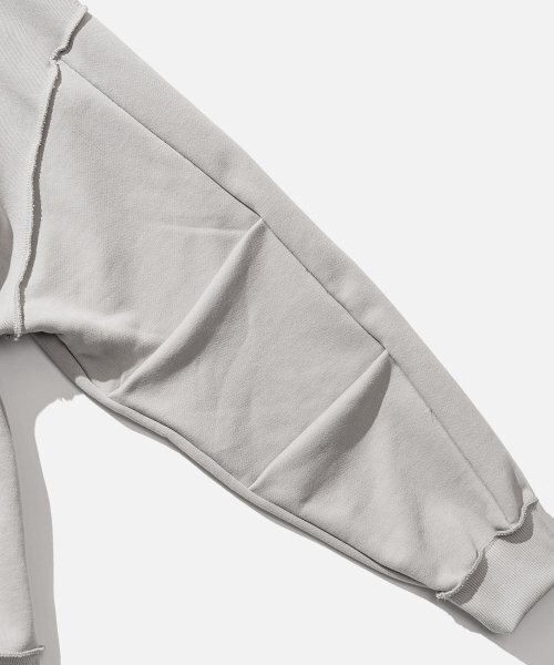 VASTIC（バスティック）の「フラッグフードパーカー ジップアップ_ライトグレー（パーカー・メンズ・その他・LARGE/MEDIUM）」の8枚目の写真