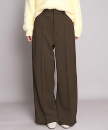 by LEGNA（バイレグナ）の「【選べる丈感】あったか起毛ピンタック入りワイドパンツ（スラックス）」