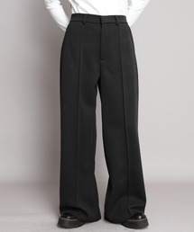 by LEGNA（バイレグナ）の「【選べる丈感】あったか起毛ピンタック入りワイドパンツ（スラックス）」