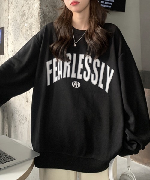 Flugge(フラッジー)の「ロゴオーバースウェット(スウェット・レディース・グレー/ブラック・MEDIUM/LARGE)」の13枚目の写真