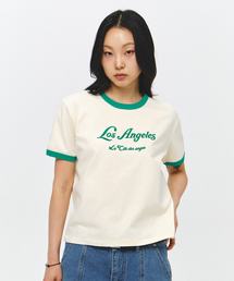 ECORR（エコル）の「[ユニセックス] クラシックシティリングTシャツ_クリーム（Tシャツ/カットソー）」
