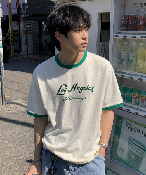 ECORR（エコル）の「[ユニセックス] クラシックシティリングTシャツ_クリーム（Tシャツ/カットソー・レディース・その他・1/2/3/0）」の4枚目の写真