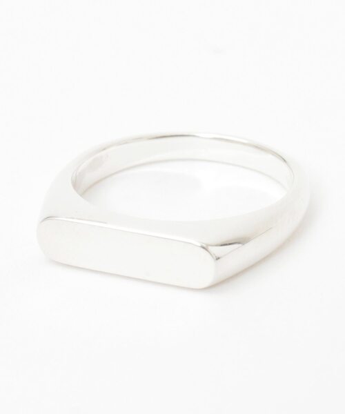 Tiara(ティアラ)の「【SYMPATHY OF SOUL/シンパシーオブソウル】Thin Signet Ring(リング・レディース・シルバー・FREE)」の1枚目の写真