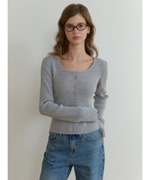 Loe wool cardigan (gray)