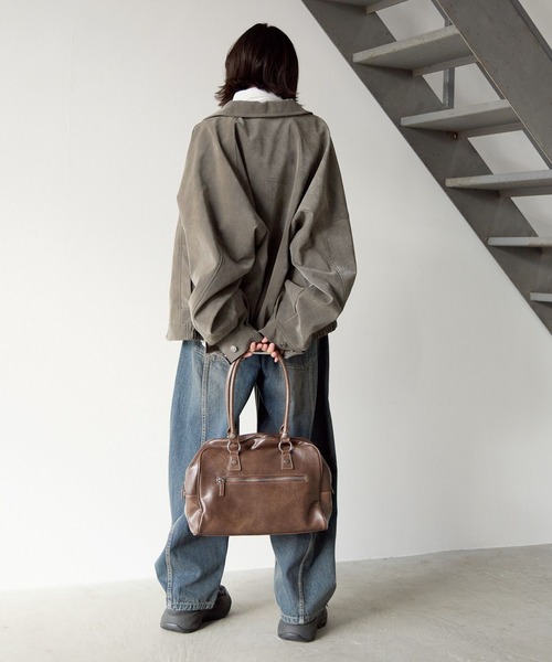 PBLIM(ページボーイリム)の「《UNISEX》スプリングスエードブルゾン(ブルゾン・レディース・グレー/ブラウン・MEDIUM/SMALL)」の9枚目の写真