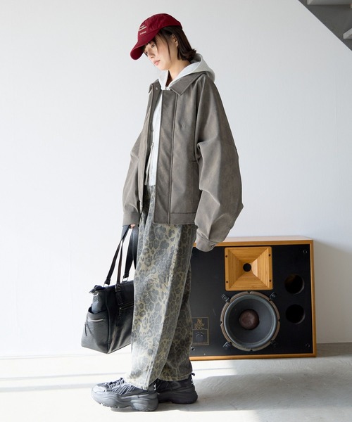 PBLIM(ページボーイリム)の「《UNISEX》スプリングスエードブルゾン(ブルゾン・レディース・グレー/ブラウン・MEDIUM/SMALL)」の16枚目の写真