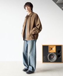 PAGEBOY（ページボーイ）の「《UNISEX/シルエットが選べる》スプリングスエードブルゾン（ブルゾン）」