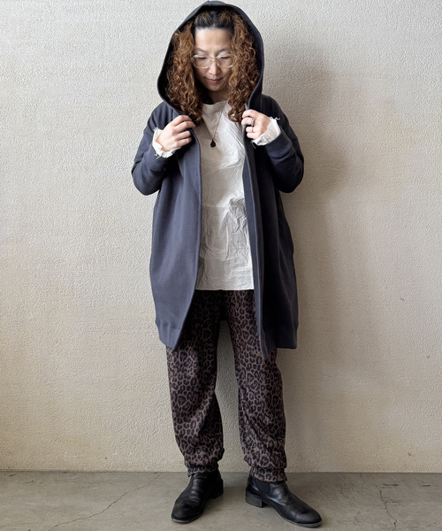 JOURNAL STANDARD LUXE（ジャーナルスタンダード　ラックス）の「【SOIL】FRENCH TERRY HOODED CARDIGAN（カーディガン/ボレロ・レディース・チャコールグレー/ベージュ・FREE）」の20枚目の写真