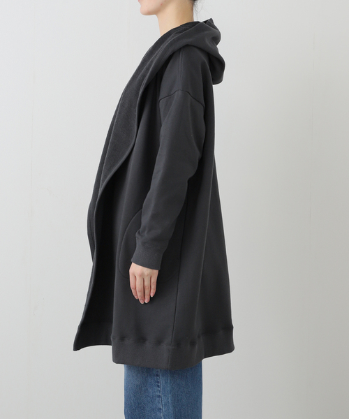 JOURNAL STANDARD LUXE（ジャーナルスタンダード　ラックス）の「【SOIL】FRENCH TERRY HOODED CARDIGAN（カーディガン/ボレロ・レディース・チャコールグレー/ベージュ・FREE）」の16枚目の写真