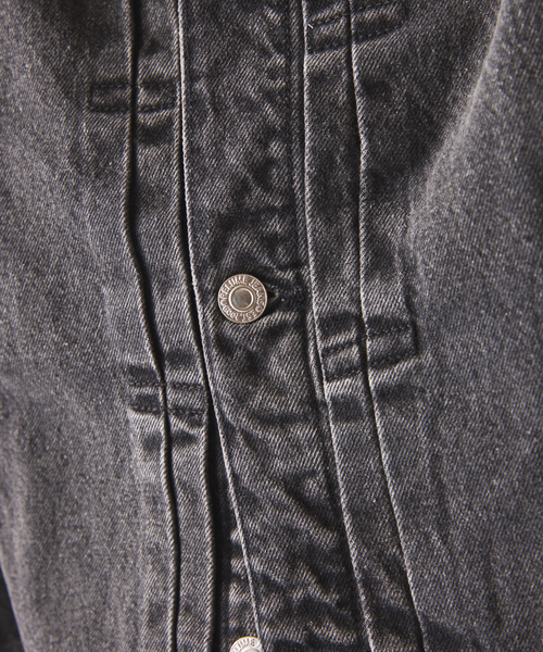 JOURNAL STANDARD relume（ジャーナルスタンダード　レリューム）の「クラフトデニム 13.5ozトラッカージャケット（デニムジャケット・メンズ・ブラック系その他/グレー系その他/ブルー系その他・MEDIUM/LARGE）」の21枚目の写真