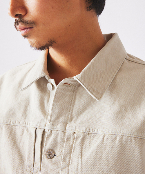 JOURNAL STANDARD relume（ジャーナルスタンダード　レリューム）の「クラフトデニム 13.5ozトラッカージャケット（デニムジャケット・メンズ・ブラック系その他/グレー系その他/ブルー系その他・MEDIUM/LARGE）」の13枚目の写真