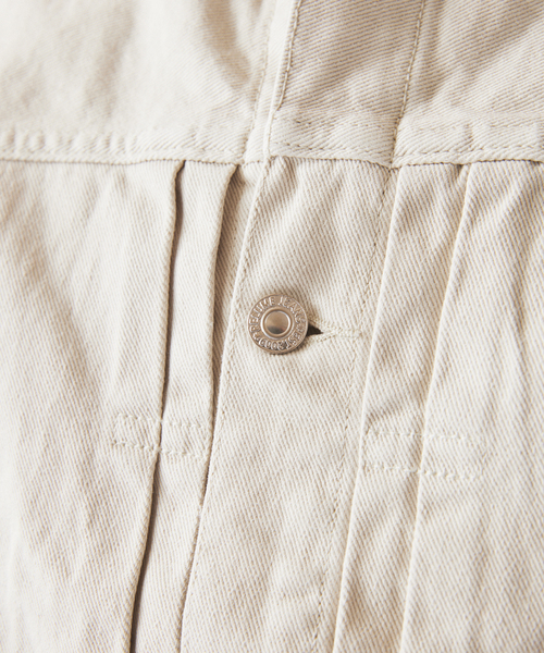 JOURNAL STANDARD relume（ジャーナルスタンダード　レリューム）の「クラフトデニム 13.5ozトラッカージャケット（デニムジャケット・メンズ・ブラック系その他/グレー系その他/ブルー系その他・MEDIUM/LARGE）」の12枚目の写真