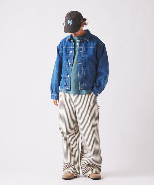 JOURNAL STANDARD relume（ジャーナルスタンダード　レリューム）の「クラフトデニム 13.5ozトラッカージャケット（デニムジャケット・メンズ・ブラック系その他/グレー系その他/ブルー系その他・MEDIUM/LARGE）」の6枚目の写真