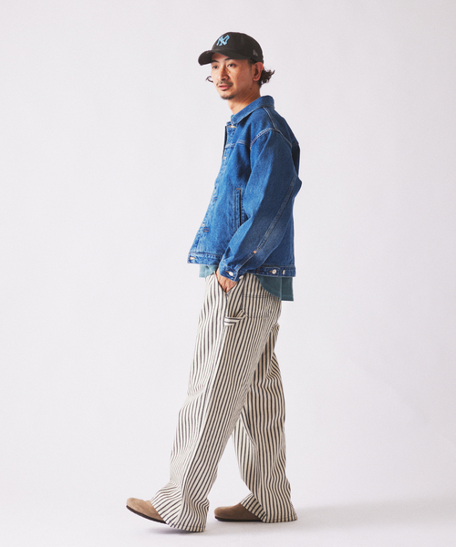 JOURNAL STANDARD relume（ジャーナルスタンダード　レリューム）の「クラフトデニム 13.5ozトラッカージャケット（デニムジャケット・メンズ・ブラック系その他/グレー系その他/ブルー系その他・MEDIUM/LARGE）」の5枚目の写真