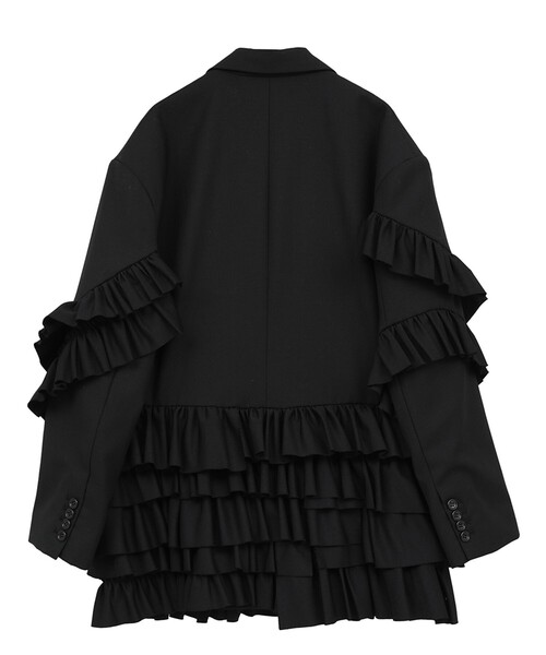 CLANE バックフリルテーラードジャケット CLANE（クラネ）の「バックフリルテーラードジャケット（）」 - WEAR