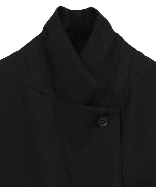 CLANE(クラネ)の「【CLANE/クラネ】FRILLED TAILORED JACKET/フリルテーラードジャケット(テーラードジャケット・レディース・グレー/ブラック・1)」の15枚目の写真