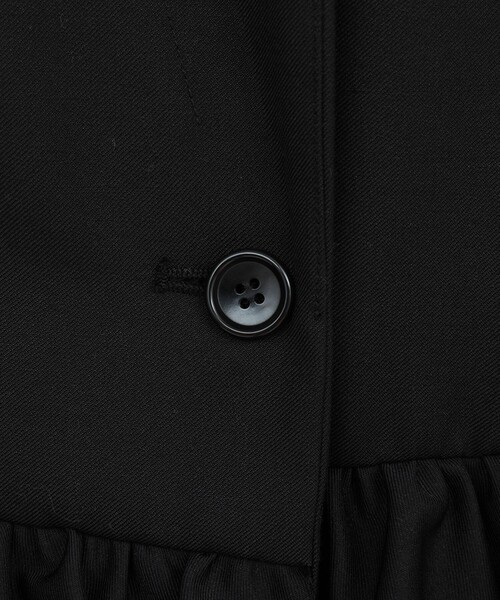 CLANE(クラネ)の「【CLANE/クラネ】FRILLED TAILORED JACKET/フリルテーラードジャケット(テーラードジャケット・レディース・グレー/ブラック・1)」の17枚目の写真
