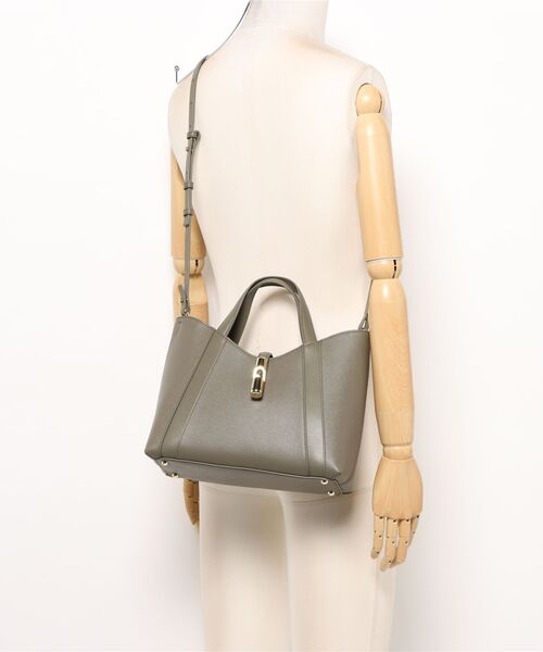 FURLA(フルラ)の「フルラ ゴッチャ (Furla Goccia) トートバッグ S(トートバッグ・レディース・カーキ/ネイビー/チャコールグレー・ONE SIZE)」の12枚目の写真